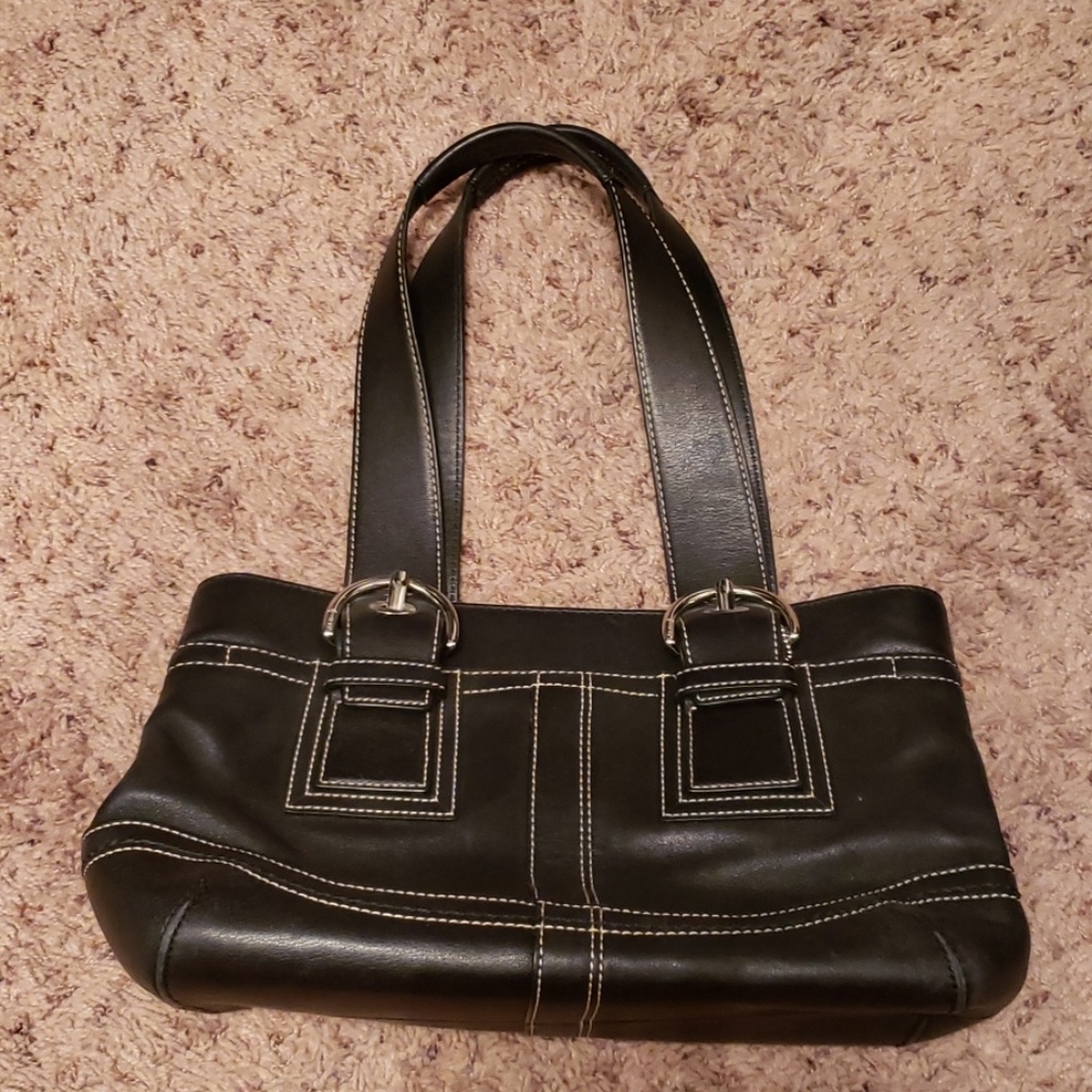 Black Coach shoulder bag